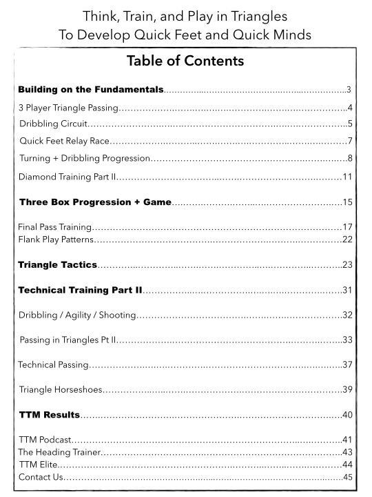 Triangle Training Method - Part II