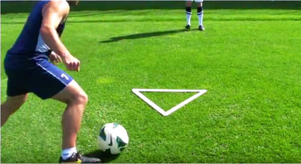 Team Set of 9 The Training Triangle™ for soccer training + Carrying Bag ...