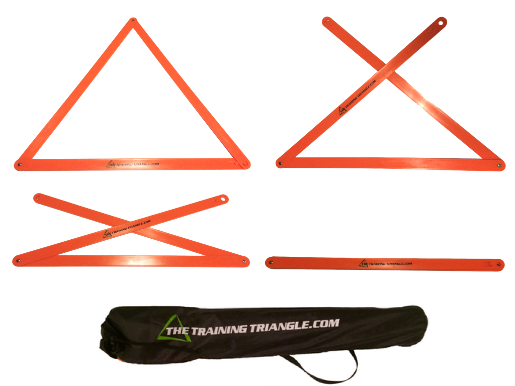 The Training Triangle® Team Set of 9 + Carrying Bag + Triangle Training Method eBook